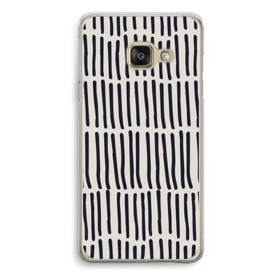 Moroccan stripes: Samsung Galaxy A3 (2016) Transparant Hoesje
