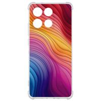 TPU Telefoonhoesje Motorola Moto G56 - Regenboog backcover