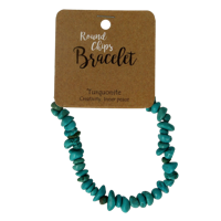 Steengoed Splitarmband chinese turkoois 1 Stuks