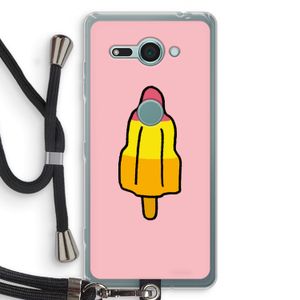 Raketijsje: Sony Xperia XZ2 Compact Transparant Hoesje met koord