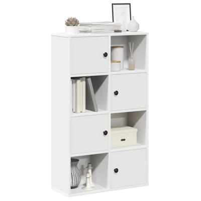 Boekenkast 60x24x101,5 cm bewerkt hout wit