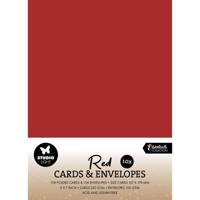 Studio Light • consumables cards & envelopes christmas red