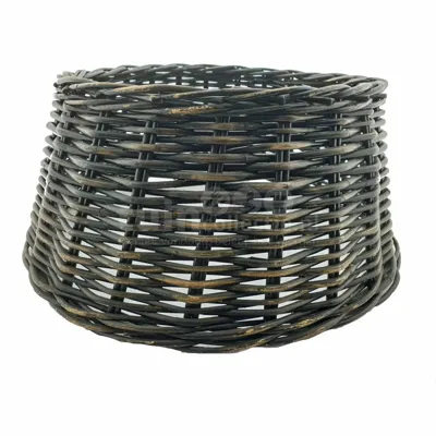 Kerstboommand Rotan Zwart Ø60cm