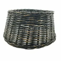 Kerstboommand Rotan Zwart Ø60cm Kerstboommand Rotan Zwart Ø60cm