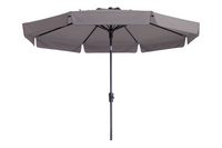 Madison stokparasol Flores luxe Taupe 300 cm. - thumbnail