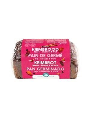 Gekiemd brood zuidvruchten amandel bio