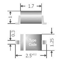 Diotec Snelle schakel diode 1N4148WS SOD-323 70 V 150 mA Tape cut