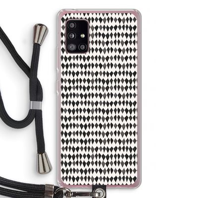Crazy shapes: Samsung Galaxy A51 5G Transparant Hoesje met koord