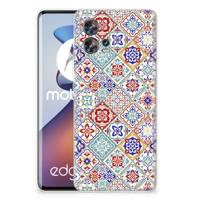 Motorola Edge 30 Fusion | TPU | Siliconen hoesje | Tiles Color
