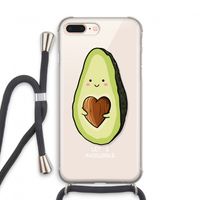 Avocuddle: iPhone 8 Plus Transparant Hoesje met koord Avocuddle: iPhone 8 Plus Transparant Hoesje met koord