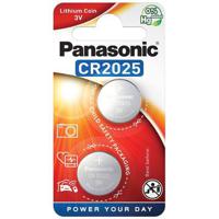 Panasonic Mini CR2025 Batterij 3V - 2 stuks.