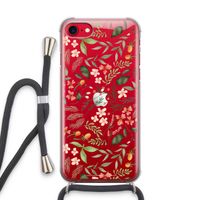 Sweet little flowers: iPhone SE 2020 Transparant Hoesje met koord