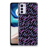 Motorola Moto G42 | TPU bumper | Feathers Color