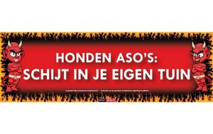 Sticky Devil Honden aso's: schijt in je eigen tuin   -