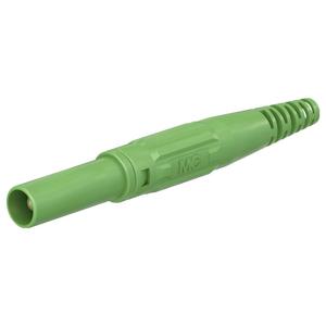 Stäubli XL-410 Laboratoriumstekker Stekker, recht Stift-Ø: 4 mm Groen 1 stuk(s)