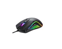 Denver GMO-402 Gaming-muis USB Optisch Zwart 7 Toetsen 1000 dpi, 1600 dpi, 3200 dpi, 6400 dpi Verlicht - thumbnail