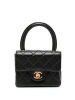 CHANEL Pre-Owned mini sac à main à rabat (années 1990) - Noir