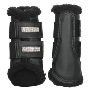 Beenbeschermers Harry's Horse Flextrainers Crystal, XL in black