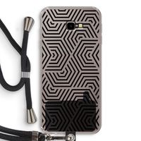 Magic pattern: Samsung Galaxy J4 Plus Transparant Hoesje met koord