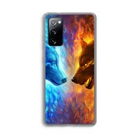 Fire & Ice: Samsung Galaxy S20 FE / S20 FE 5G Transparant Hoesje