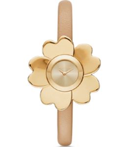 Horlogeband Michael Kors MK2664 Leder Beige 8mm