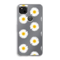 Margrietjes: Google Pixel 4a Transparant Hoesje