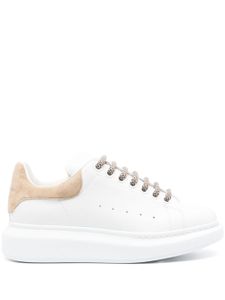 Alexander McQueen baskets Oversize en cuir - Blanc