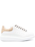 Alexander McQueen Oversized leather sneakers - Blanc - thumbnail