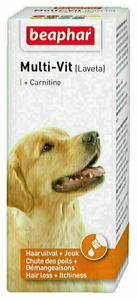 BEAPHAR MULTI-VIT LAVETA + CARNITINE HOND 50 ML