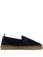 Castañer espadrilles Nacho en daim - Bleu - thumbnail