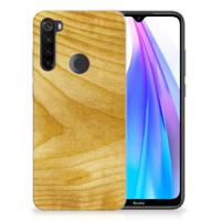 Xiaomi Redmi Note 8T | Bumper Hoesje | Licht Hout