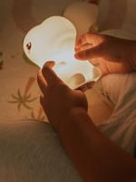 Oplaadbaar nachtlampje T-Rex wit