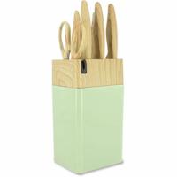 Messen Set Menastyl Polypropyleen Groen 6 Onderdelen (6 Stuks)