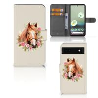 Telefoonhoesje | Met pasjeshouder | voor Google Pixel 6A Paard