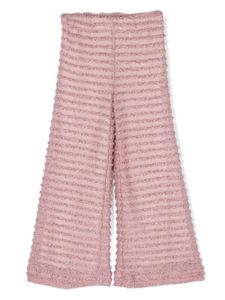 La Stupenderia pantalon évasé à bords francs - Rose