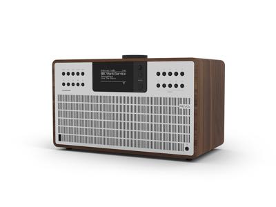 Revo SuperCD streaming stereo systeem walnoot/ zilver (Buitenkans)