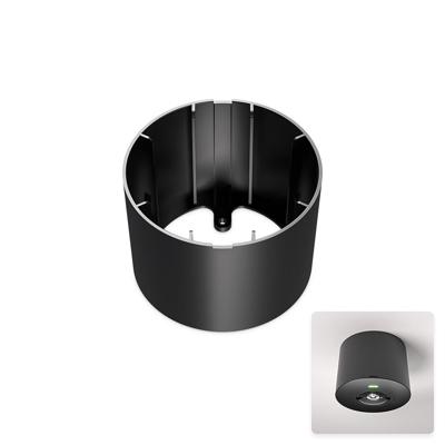 Locus - Inbouwspot noodverlichting opbouw montagekit - Aluminium - Zwart