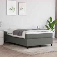 Bedframe zonder matras 120x200 cm stof donkergrijs