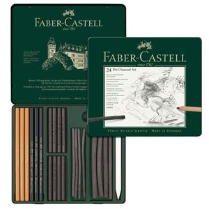 Faber Castell Houtskool - 24-delig - tekenen - complete set