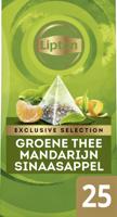 Thee lipton exclusive groene thee mandarijn sinaas | 6 stuks