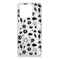 Silicone Back Case Xiaomi Redmi 10C Silver Punk - thumbnail