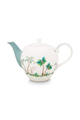 Pip Studio Theepot Jolie Stippen Goud Blauw