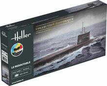 Heller 57075 STARTER KIT U-Boot S/M Redoutable Bouwpakket Schaal 1:400