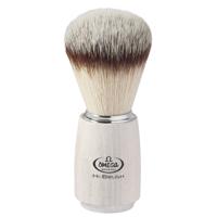 Omega scheerkwast hi-brush synthetisch haar met dassenhaareffect essenhouten handvat 11,5cm