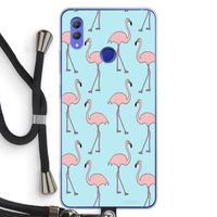 Anything Flamingoes: Honor Note 10 Transparant Hoesje met koord