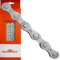 Sunrace kettingslot 1/2x1/8 cns 10 - 112 schakels - 370g - grijs