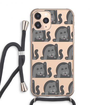 Cats: iPhone 11 Pro Max Transparant Hoesje met koord