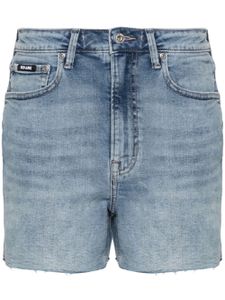 DKNY Kent high-rise denim shorts - Bleu