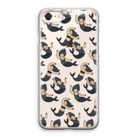 Zeemeermin: iPhone 8 Transparant Hoesje