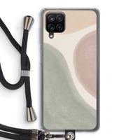 Geo #6: Samsung Galaxy A12 Transparant Hoesje met koord